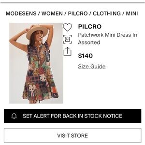 New condition pilcro dress from Anthro!! Retails for $140 right now